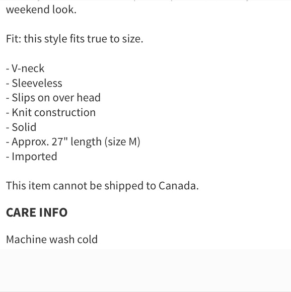 MADEWELL V-Neck cotton Tank Top in navy blue Size 1x - Picture 14 of 14